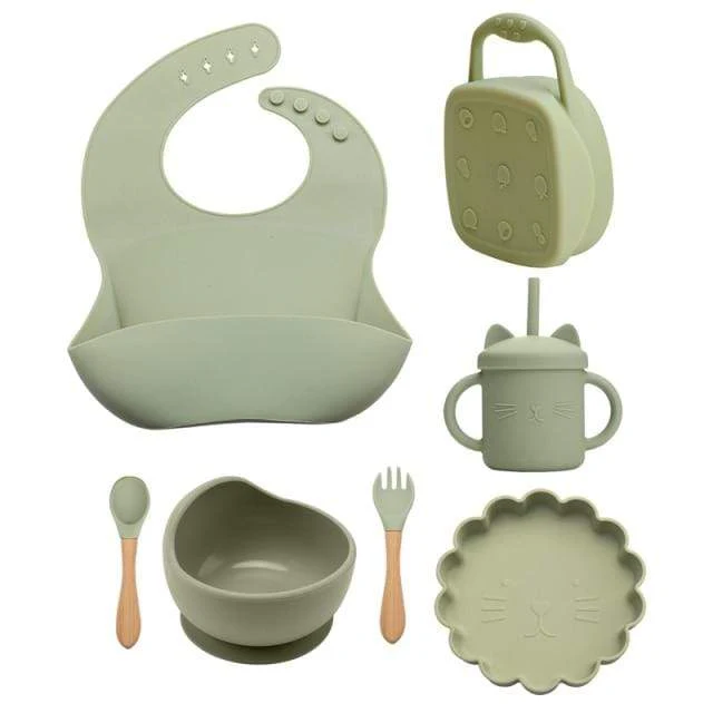 Silicone Baby Feeding Set - Image 5