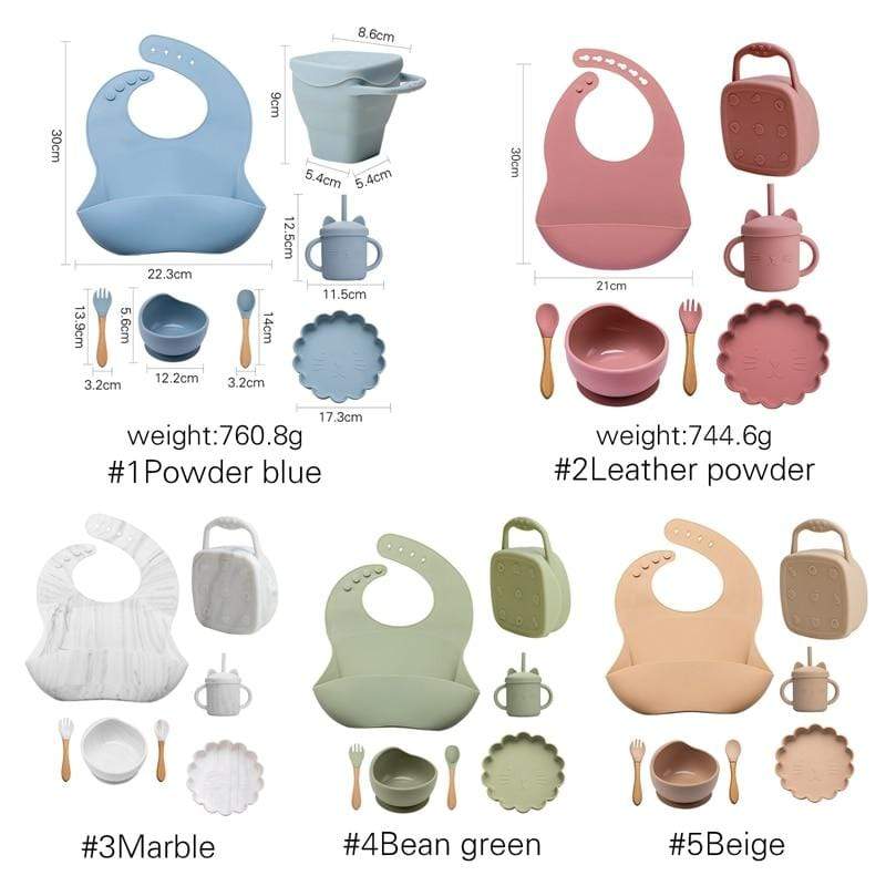 Silicone Baby Feeding Set - Image 8