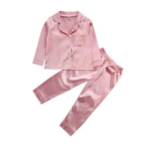 Silk Satin Kid Pajamas - Image 5