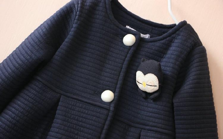 Single Breasted Toddler Girl Jacket - Image 12
