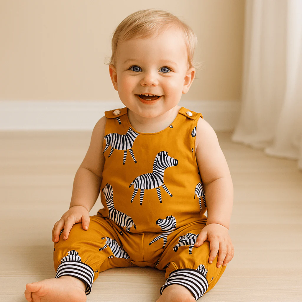 Sleeveless Baby Romper - Image 3