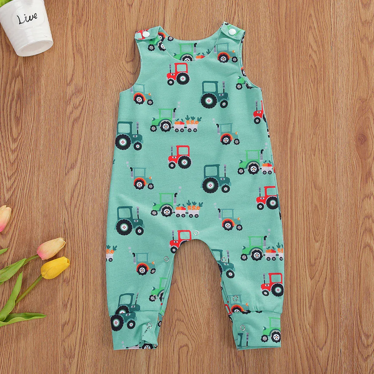 Sleeveless Baby Romper - Image 6