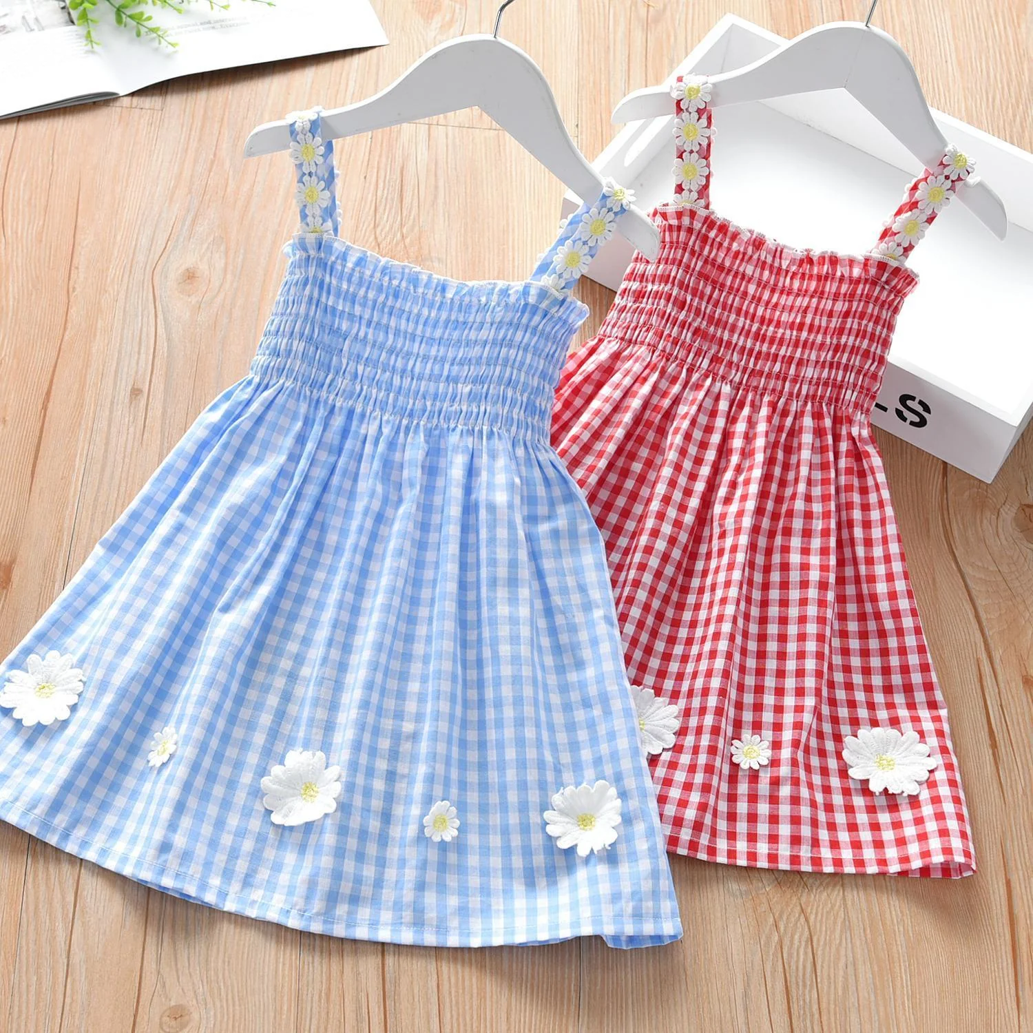 Sleeveless Gingham Dress - Image 2