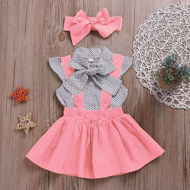 Sleeveless Polka Dot Dress Outfit - Image 4