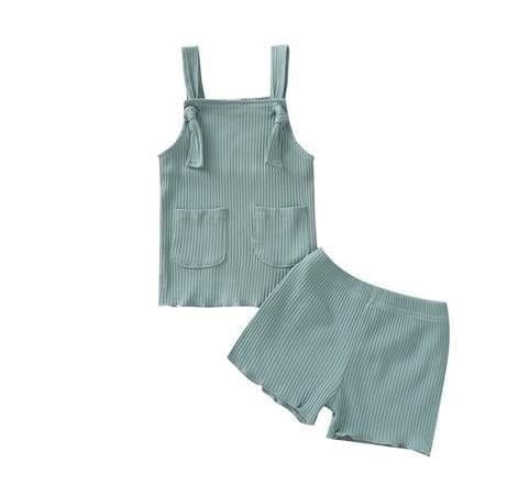 Sleeveless Top and Shorts Set - Image 2