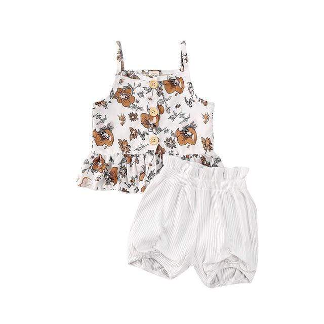 Sleeveless Top With Flower Shorts - Image 8
