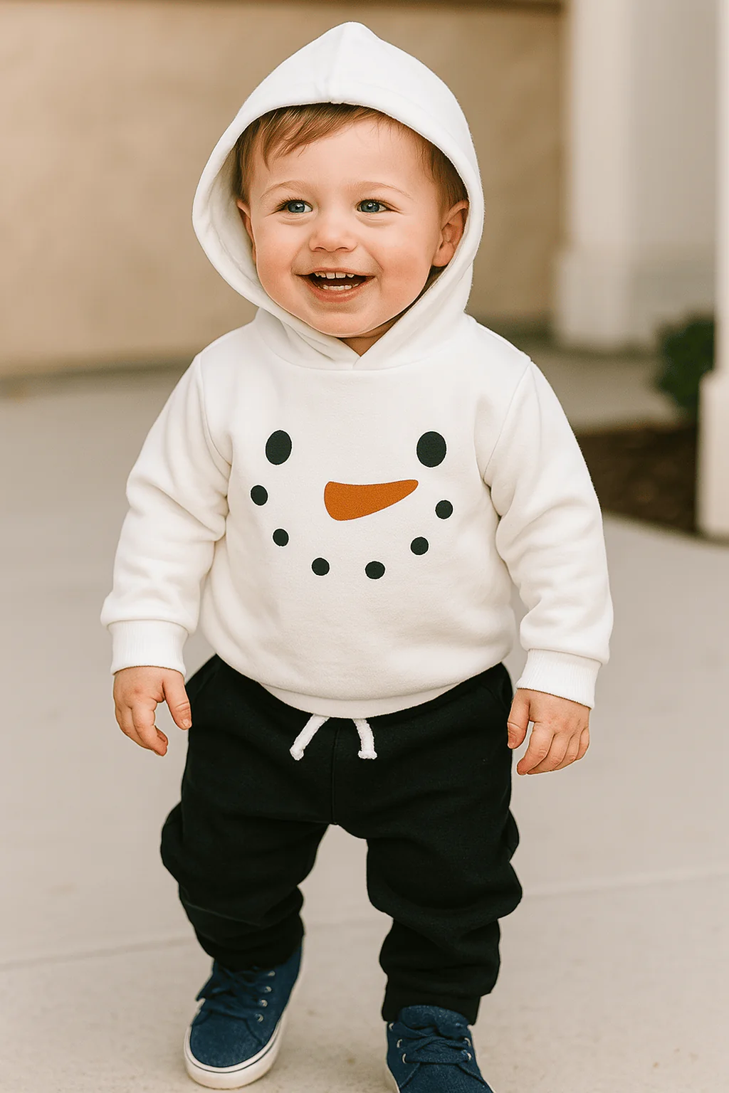 Snowman Face Hoodie & Pants Set - Image 7