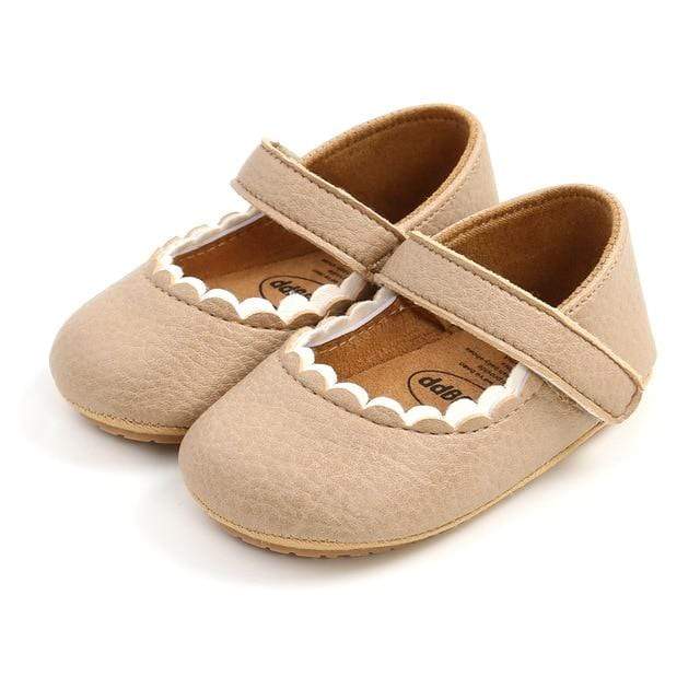 Soft Leather Lace Baby Shoes - Image 2