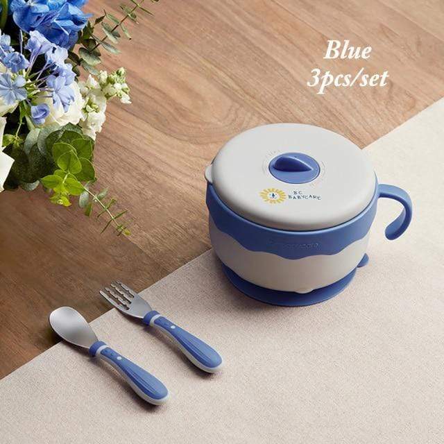 Stainless Steel Baby Feeding Bowl Set - Image 5