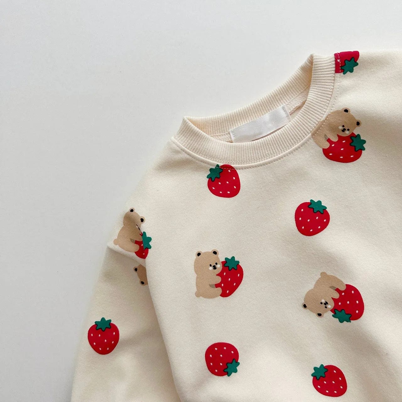 Strawberry Print Tracksuit Set - Image 5
