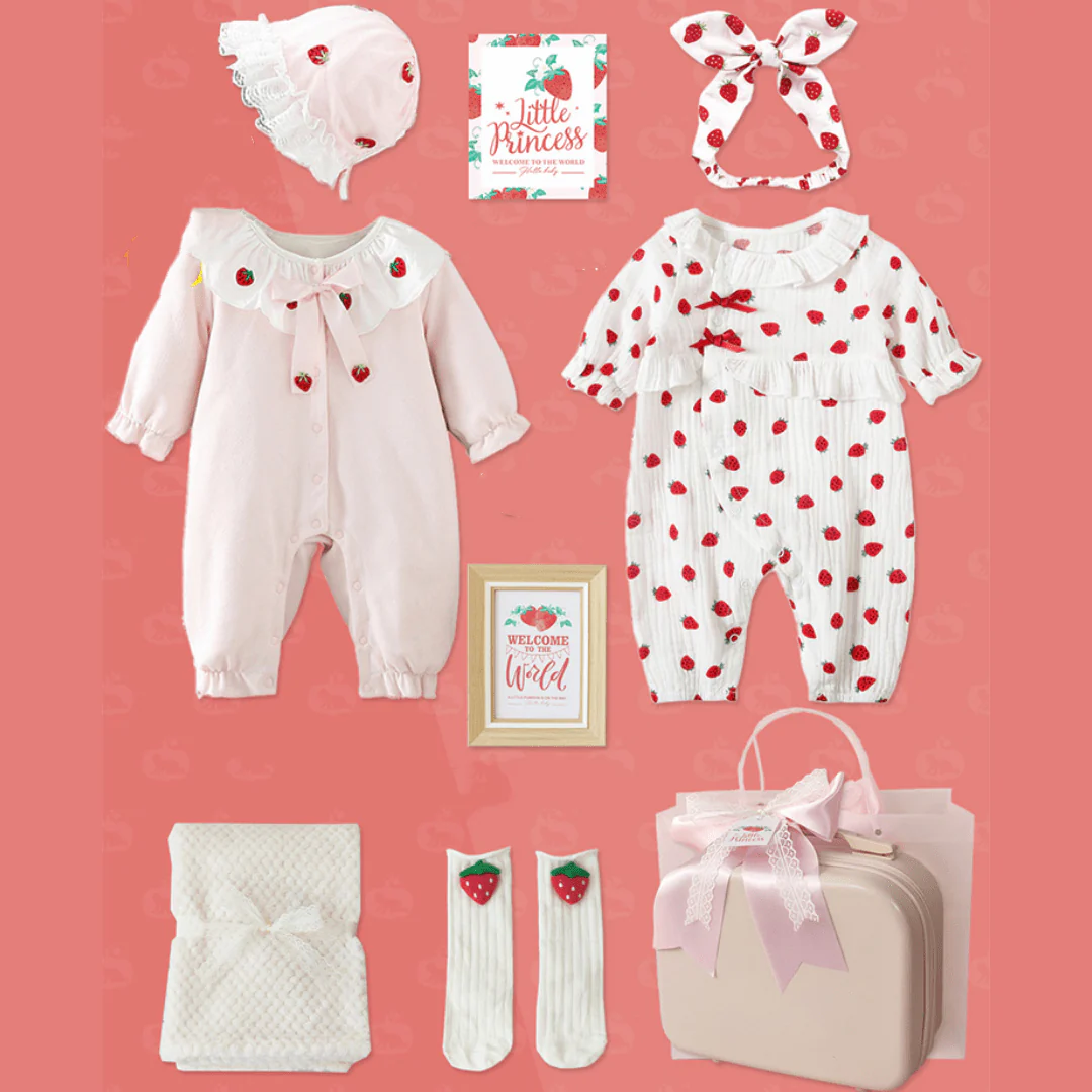 Strawberry Theme Baby Gift Set - Image 2
