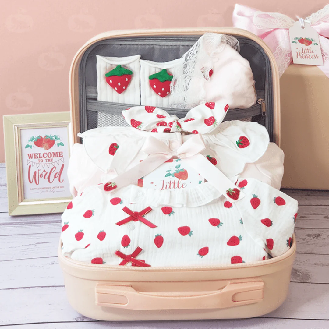 Strawberry Theme Baby Gift Set - Image 4