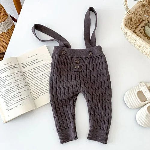 Striped Top and Suspender Pants Outfit - Image 12
