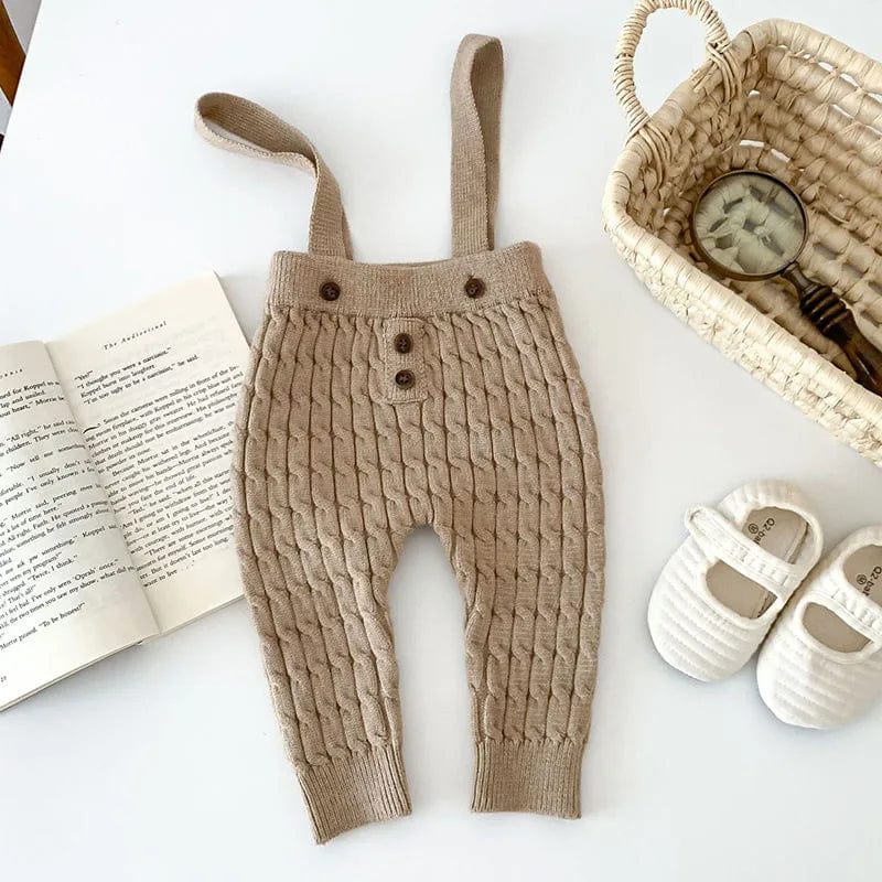 Striped Top and Suspender Pants Outfit - Image 6