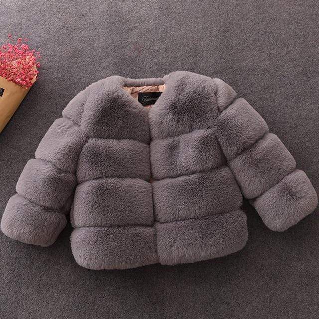 Stylish Faux Fur Coat - Image 4