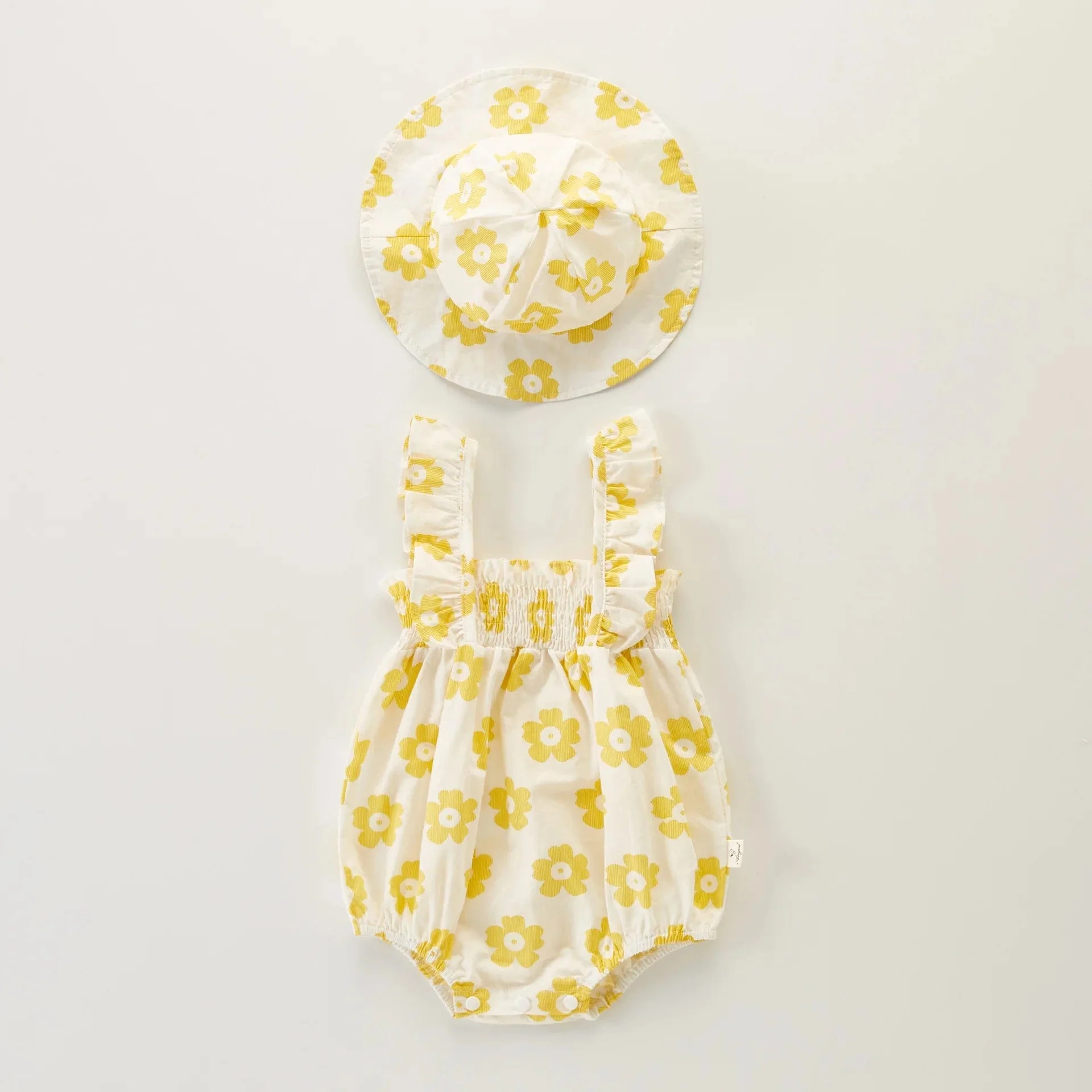Summer Baby Floral Romper Set - Image 5
