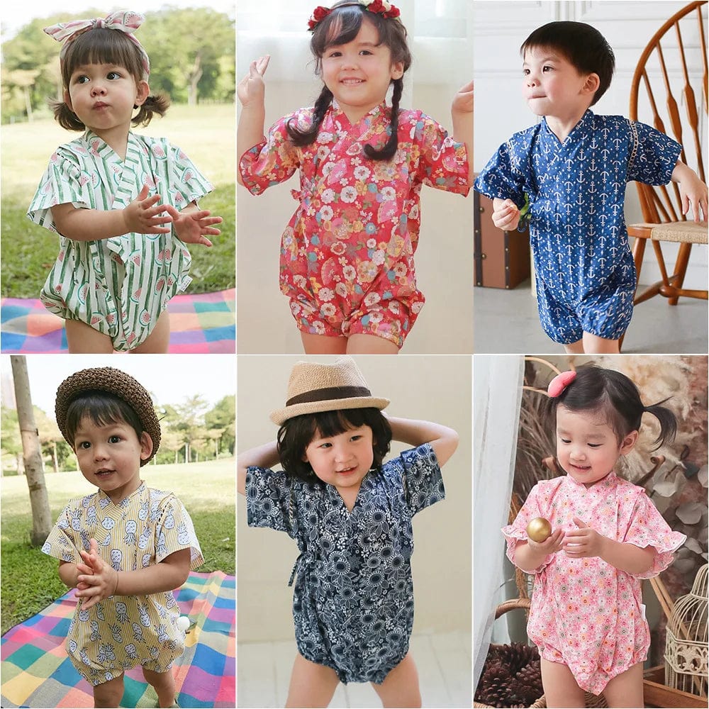 Summer Baby Kimono Romper - Image 5