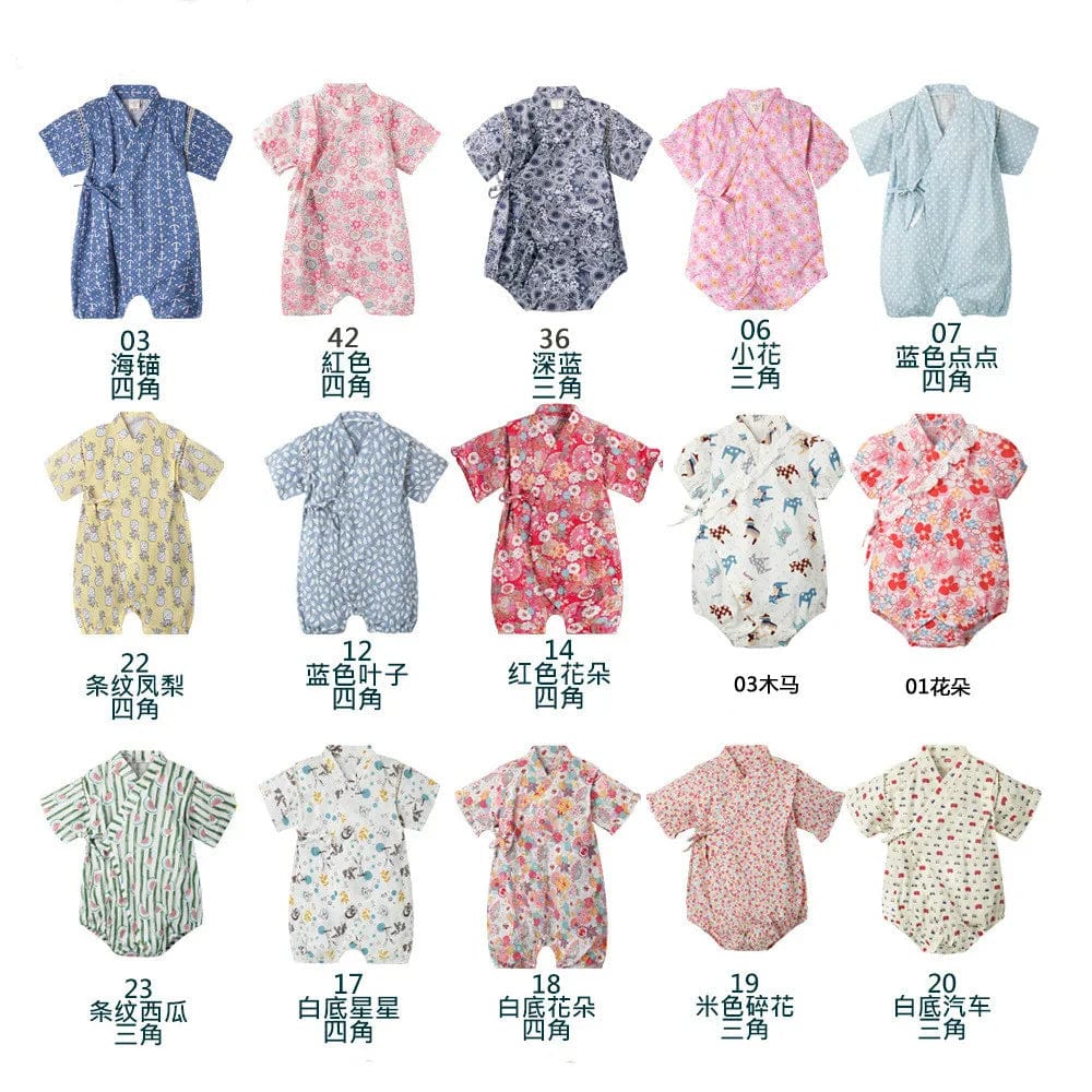 Summer Baby Kimono Romper - Image 6