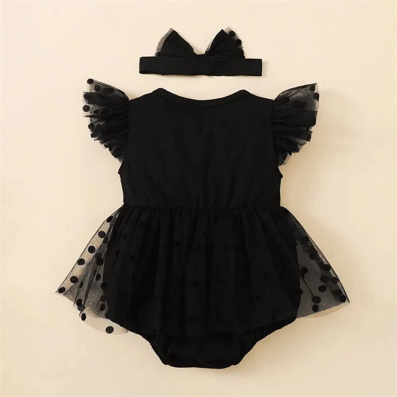 Summer Infant Girls Romper with Headband - Image 3