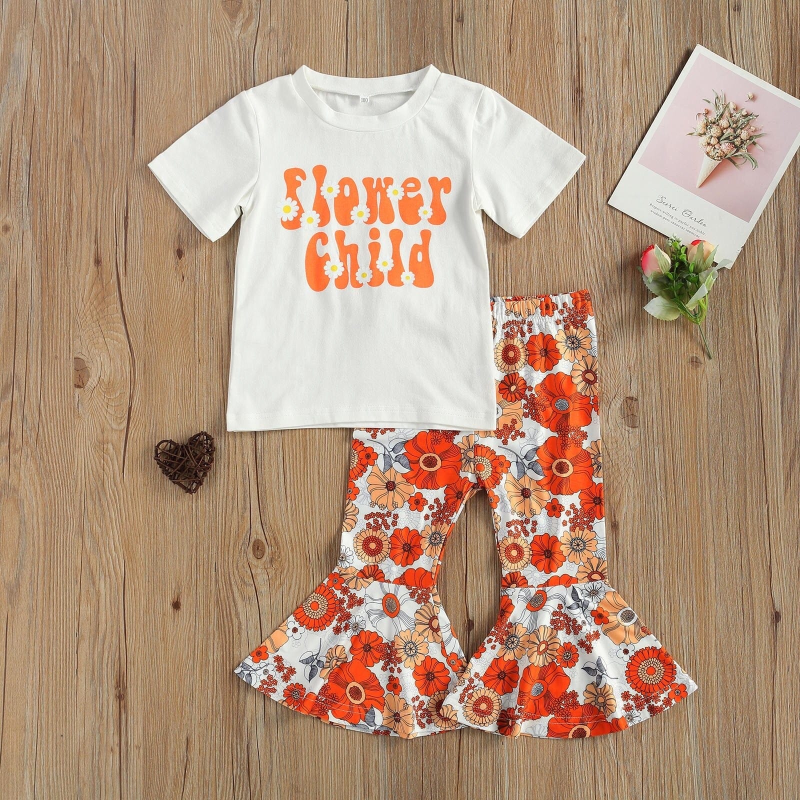 Sunflower Flare Pants Outfit - Image 2