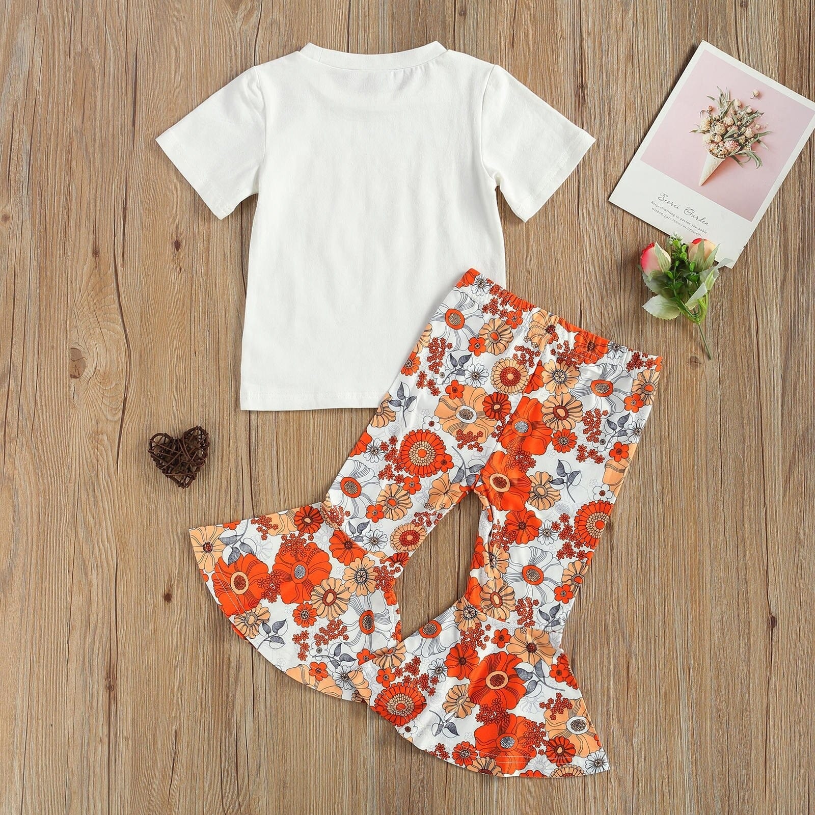 Sunflower Flare Pants Outfit - Image 5