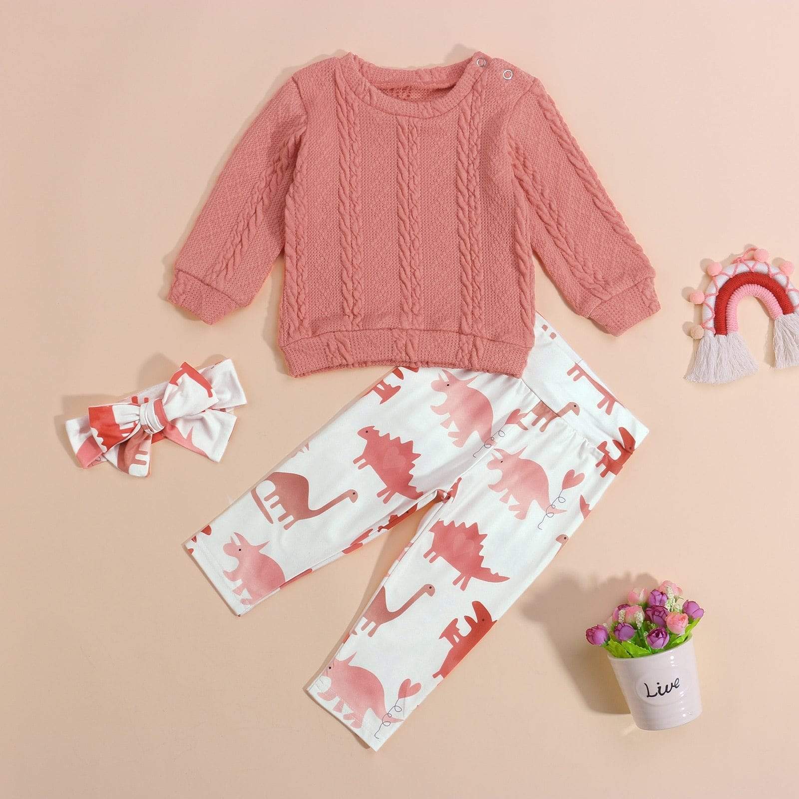 Sweater and Dinosaur Pants Outfit - Image 4