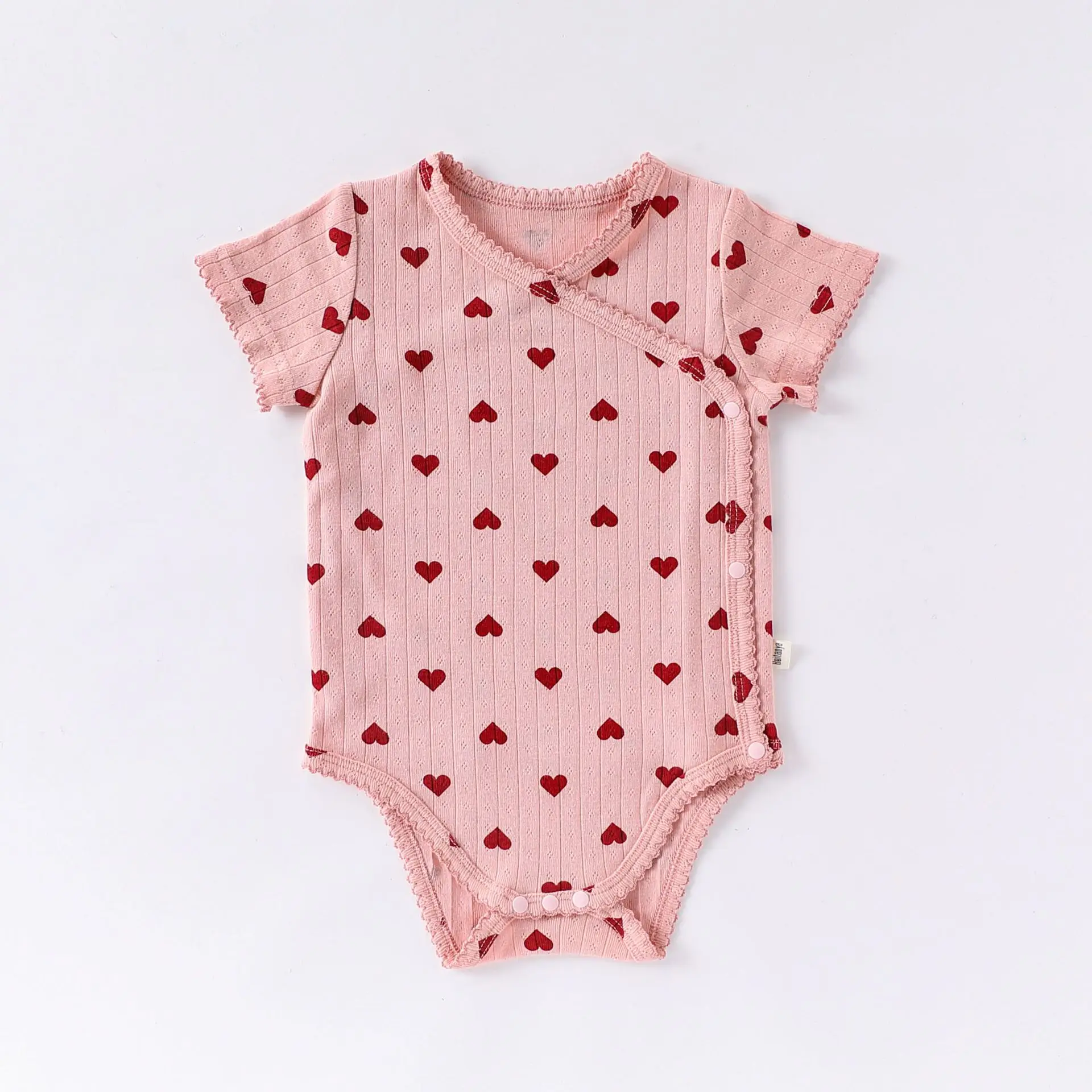Sweet Heart Print Baby Romper - Image 10