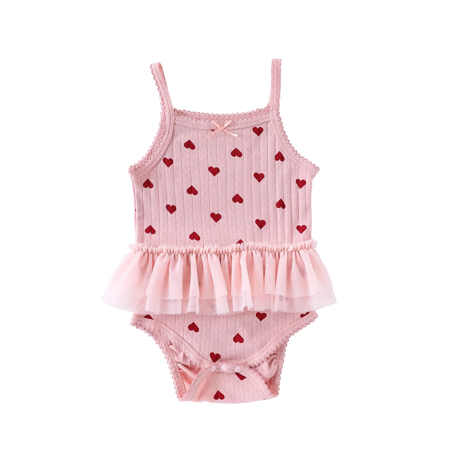Sweet Heart Print Baby Romper - Image 14