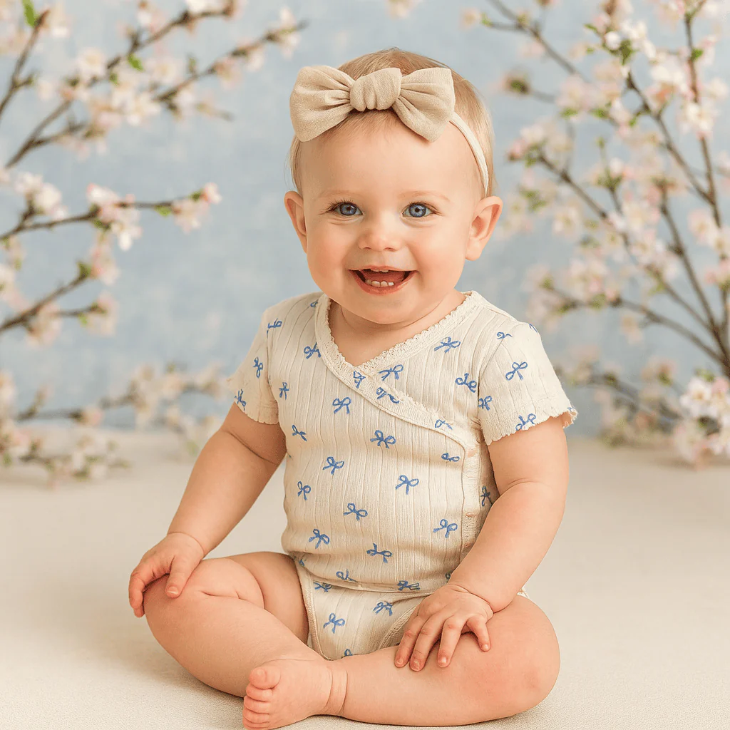 Sweet Heart Print Baby Romper - Image 4