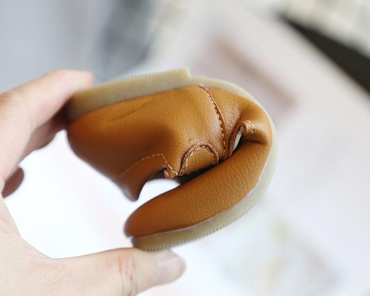 T-Strap Bow-Knot Leather Shoes - Image 14