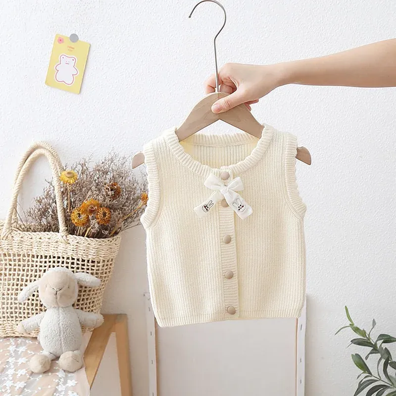 The Bunny Bow Knit Vest - Image 8