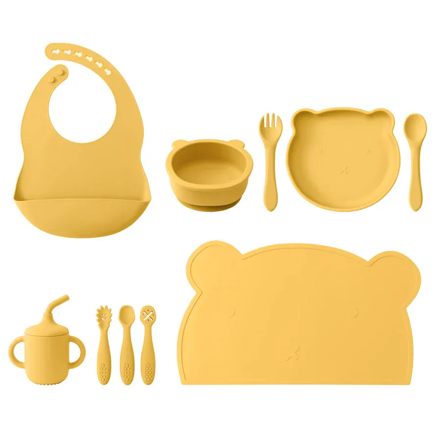 The First Bites 10-Piece Complete Silicone Feeding Set - Image 10