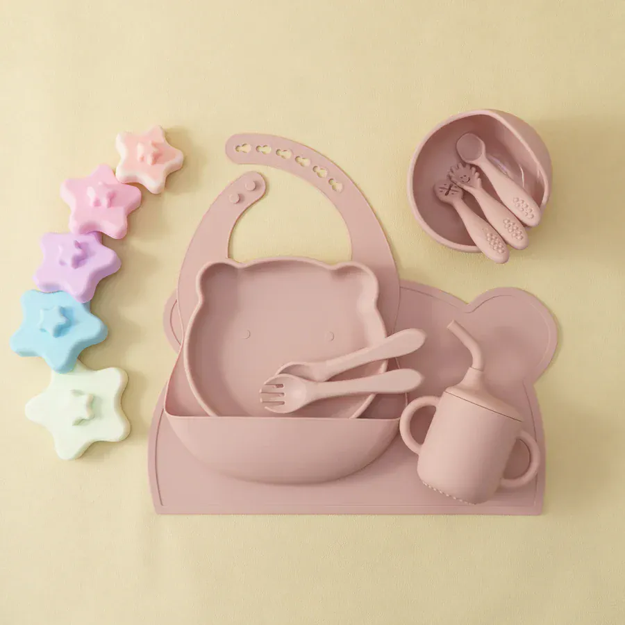 The First Bites 10-Piece Complete Silicone Feeding Set - Image 5