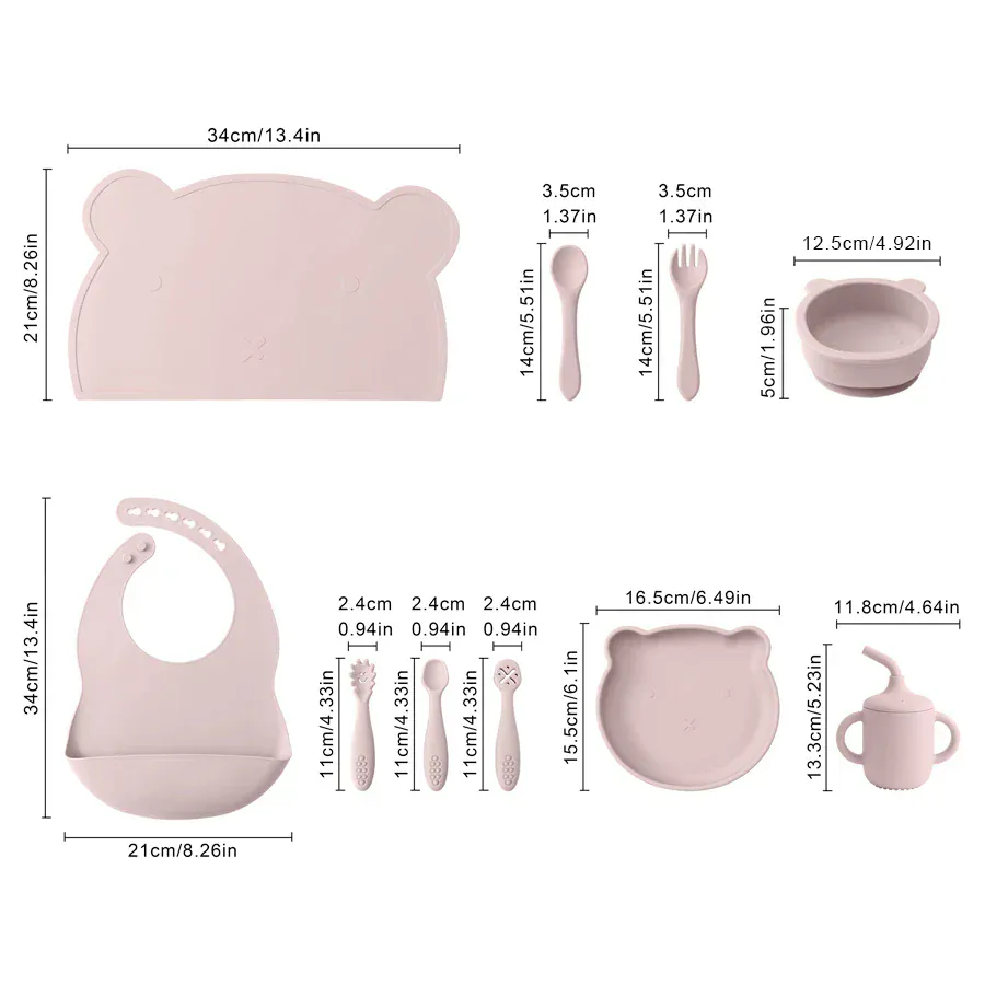 The First Bites 10-Piece Complete Silicone Feeding Set - Image 7
