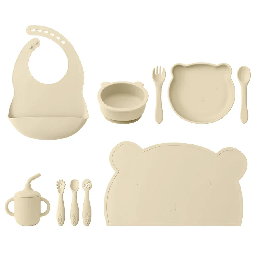 The First Bites 10-Piece Complete Silicone Feeding Set - Image 9