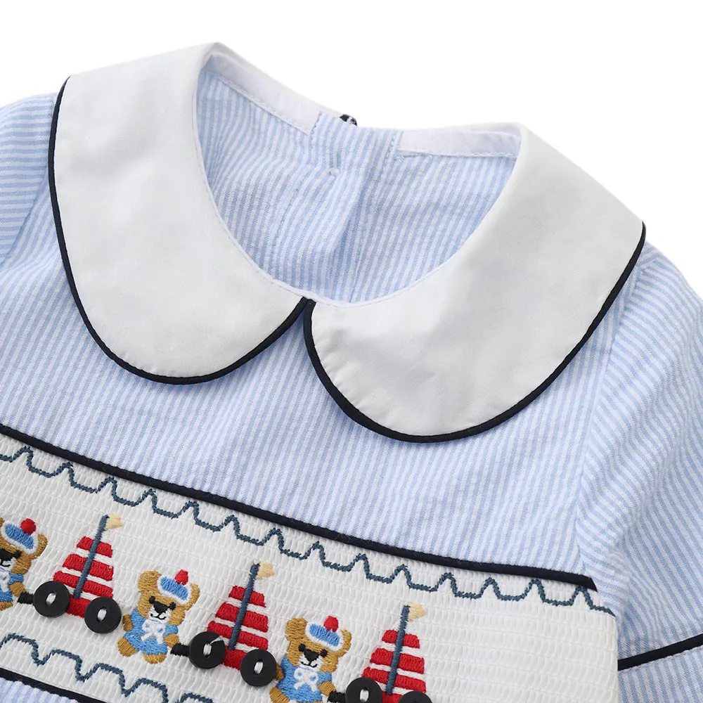 The Heirloom Smocked Romper - Image 5