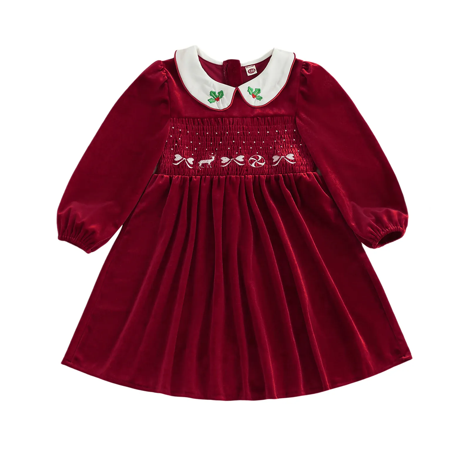The Heirloom Velvet Smock Dress - Image 2