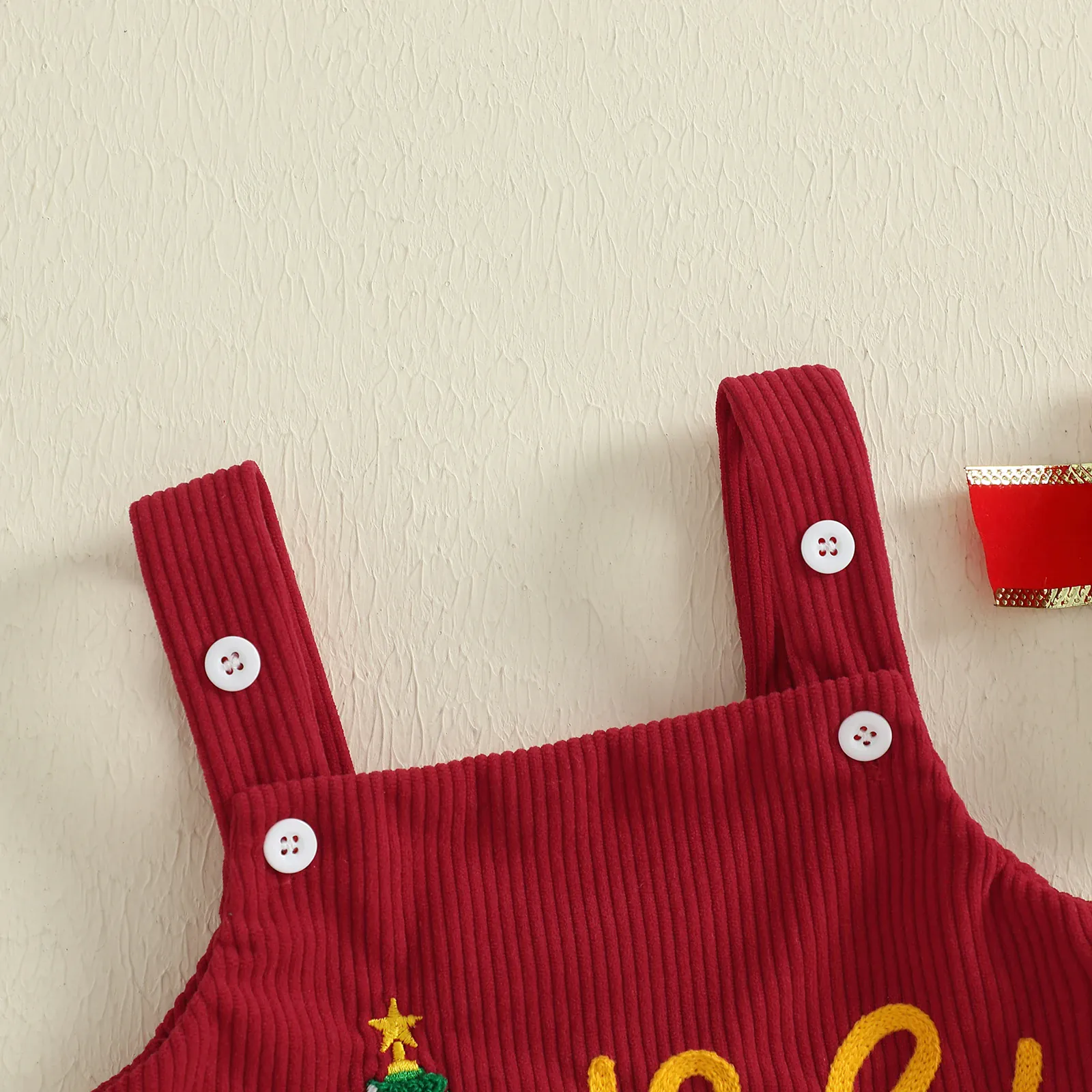 The Little Holly Christmas Romper - Image 8