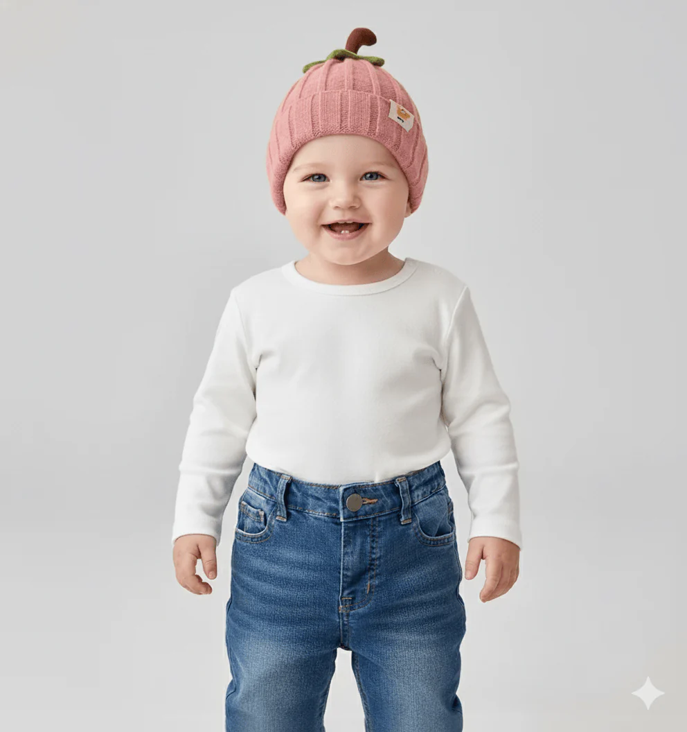 The Little Sprout Ribbed Knit Baby Beanie - Image 5