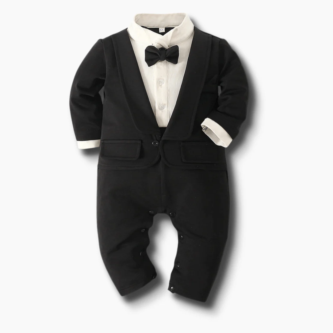 The Little Tuxedo Romper
