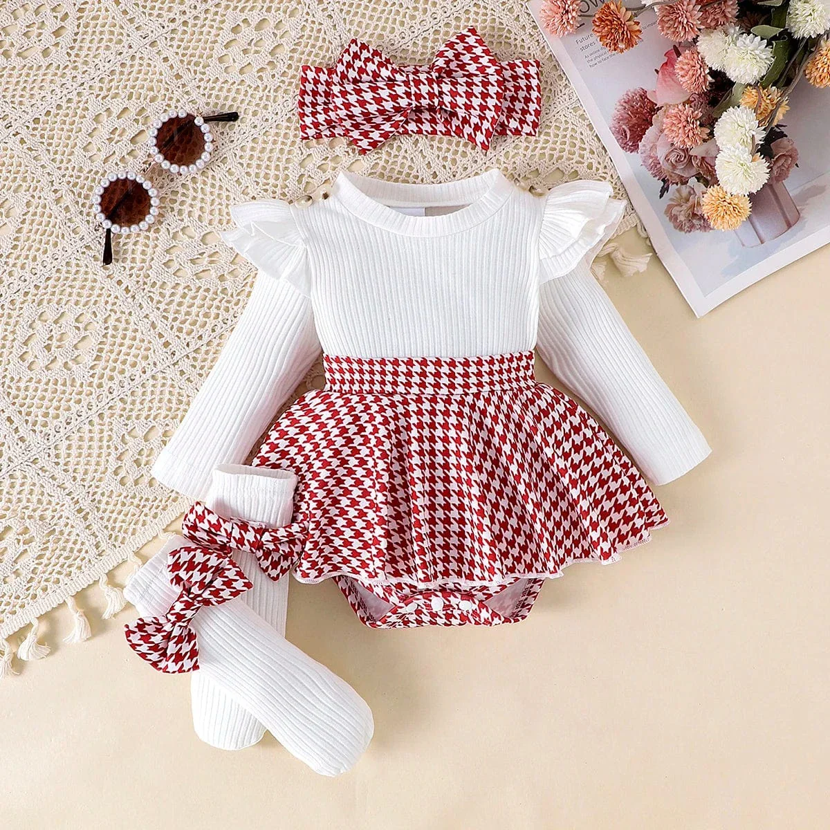 The Primrose 3-Piece Romper Dress Set - Image 11