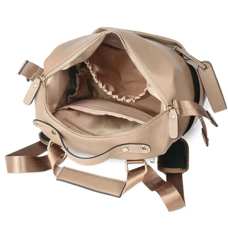 The Signature PU Leather Diaper Backpack - Image 3