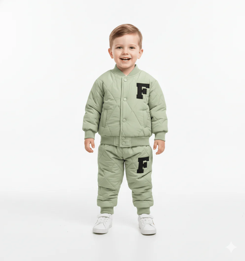 The Varsity Quilted Puffer Suit - Image 4