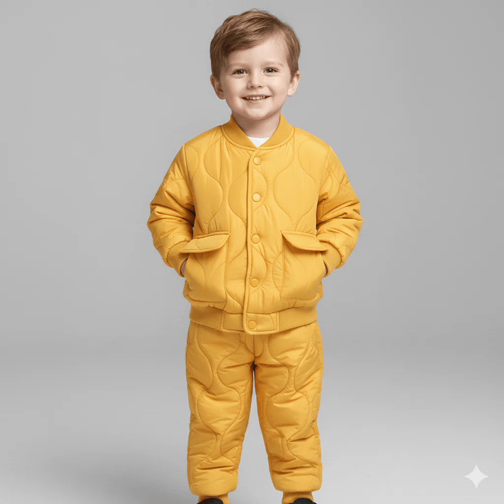 The Varsity Quilted Puffer Suit - Image 7