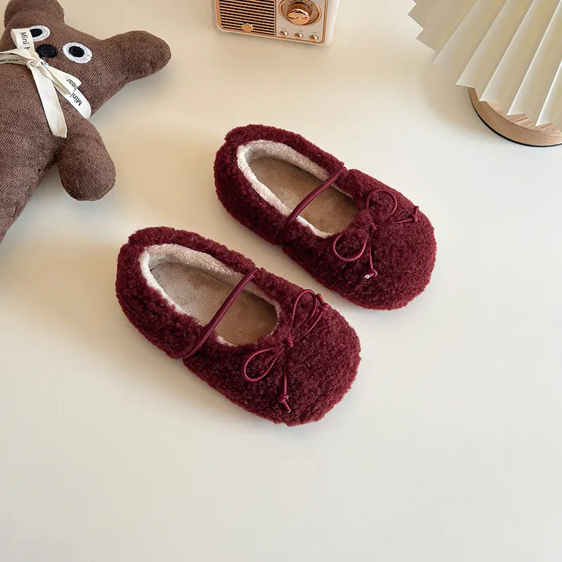 The Velvet Bow Winter Flats - Image 2