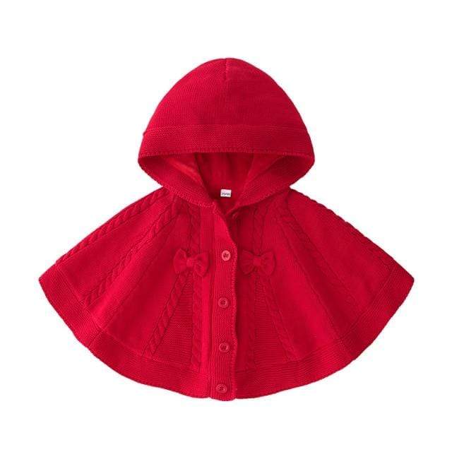 Toddler Girls Hooded Cape Coat - Image 5