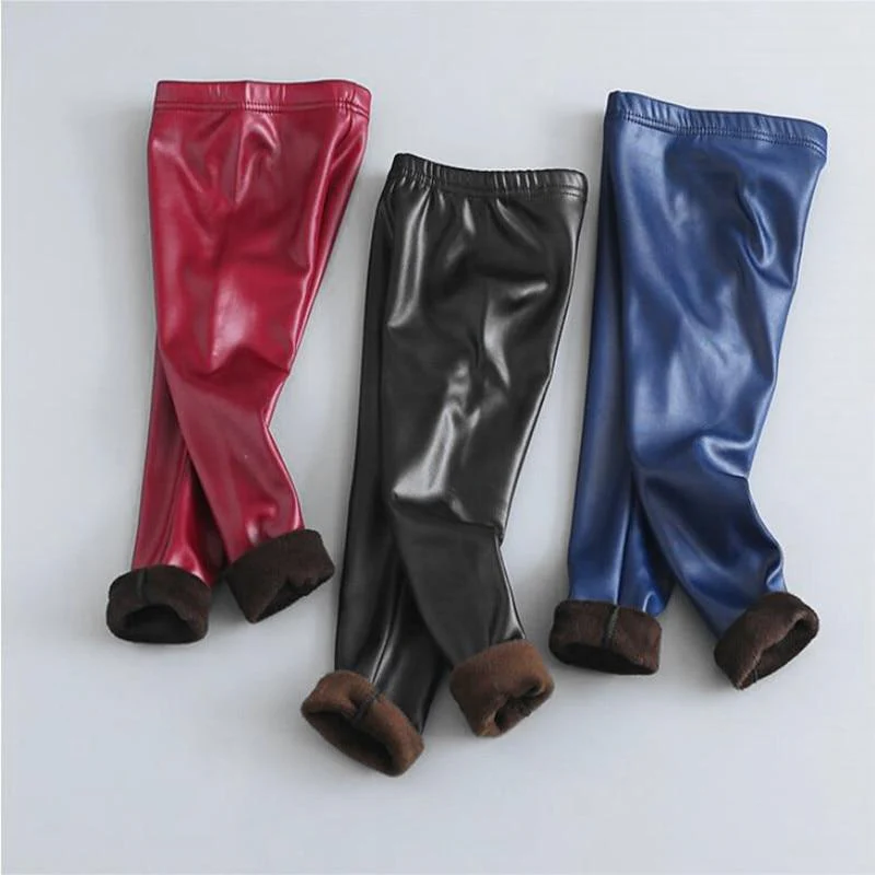 Toddler Girls Velvet Leggings - Image 3