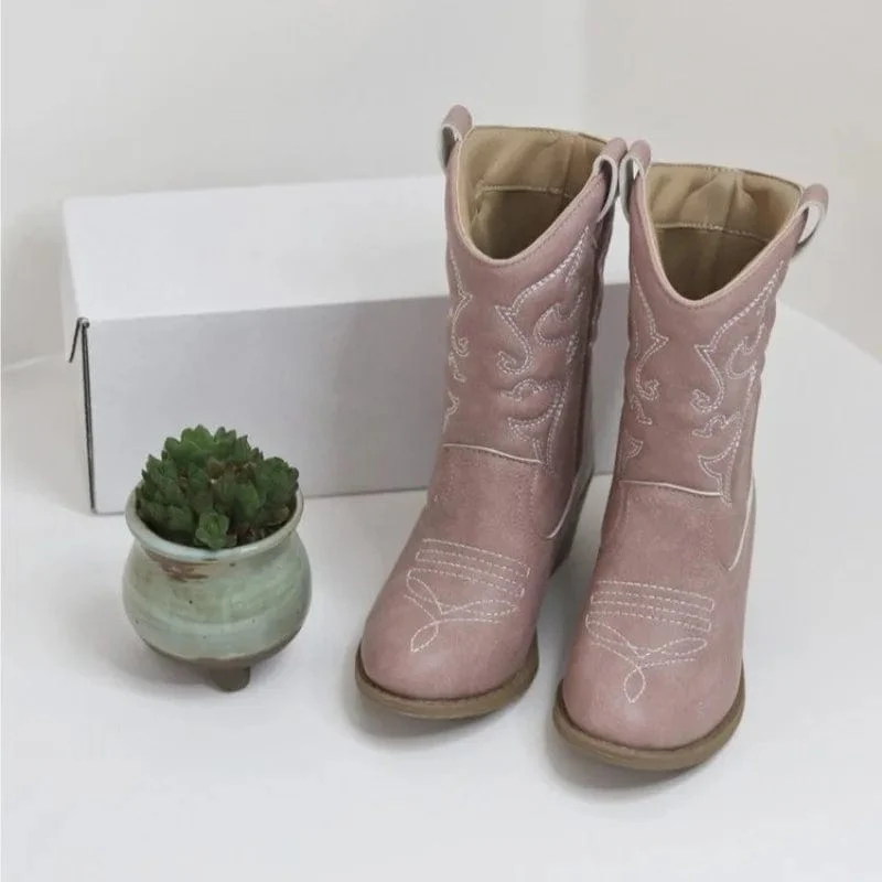 Trendy Girls Mid Length Boots - Image 8