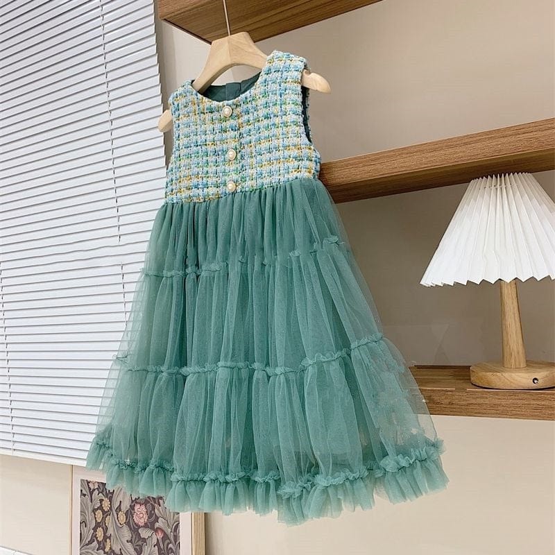 Tweed Short Jacket with Dress Set - Image 4