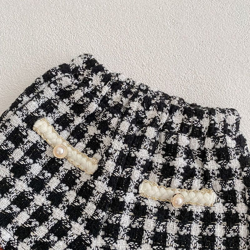 Two-Piece Plaid Blazer and Shorts Set - Image 6